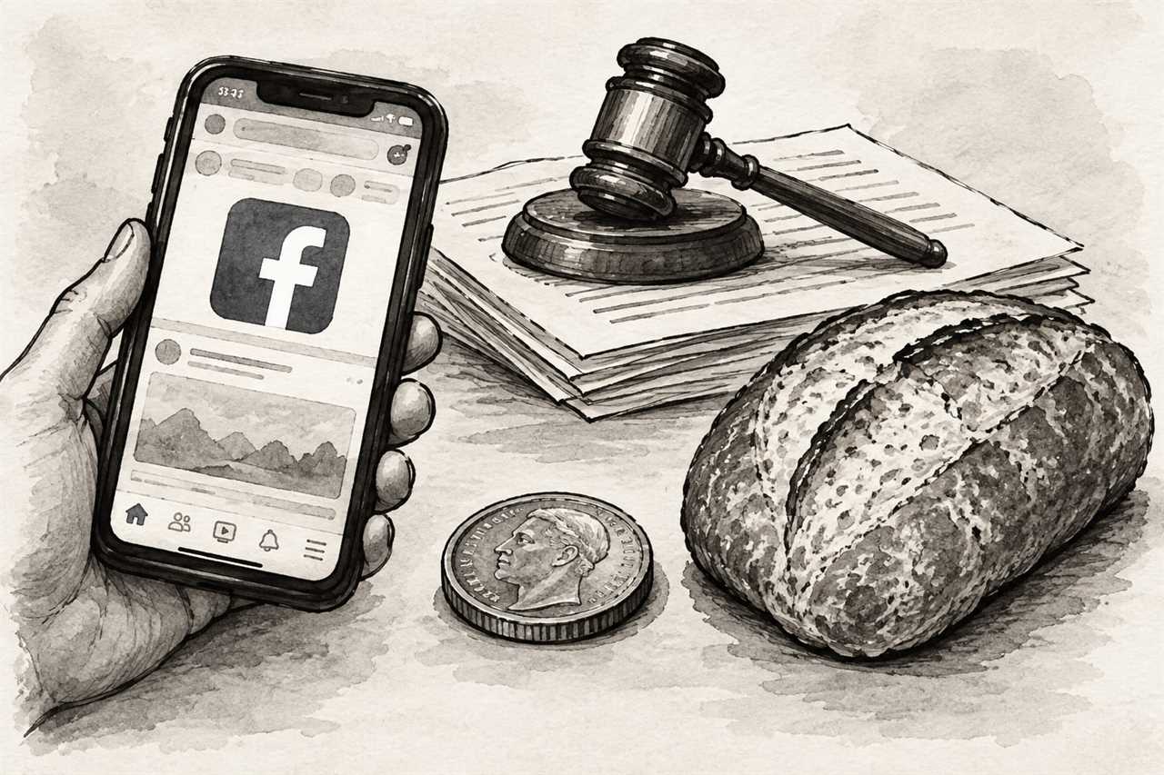 What You Get When You Open Facebook Today: A Lawsuit, a Coin, and a Loaf of Bread