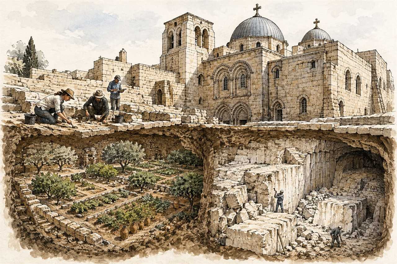 Archaeologists Say They've Found Signs of a Garden and Quarry Under the Church of the Holy Sepulchre. That's Not Quite "Jesus' Tomb Found."