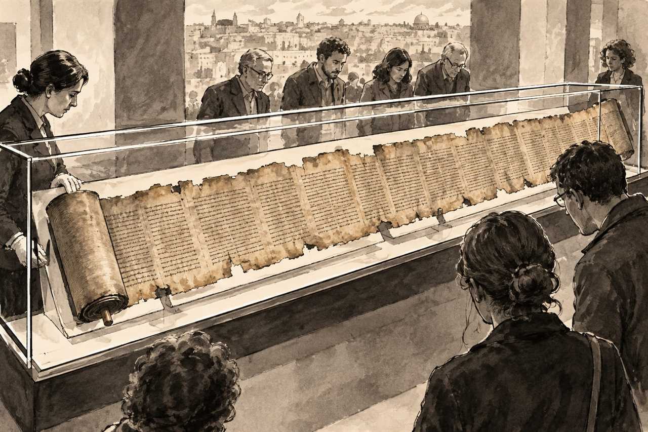 Jerusalem's Great Isaiah Scroll Goes on Full Display for the First Time Since 1968