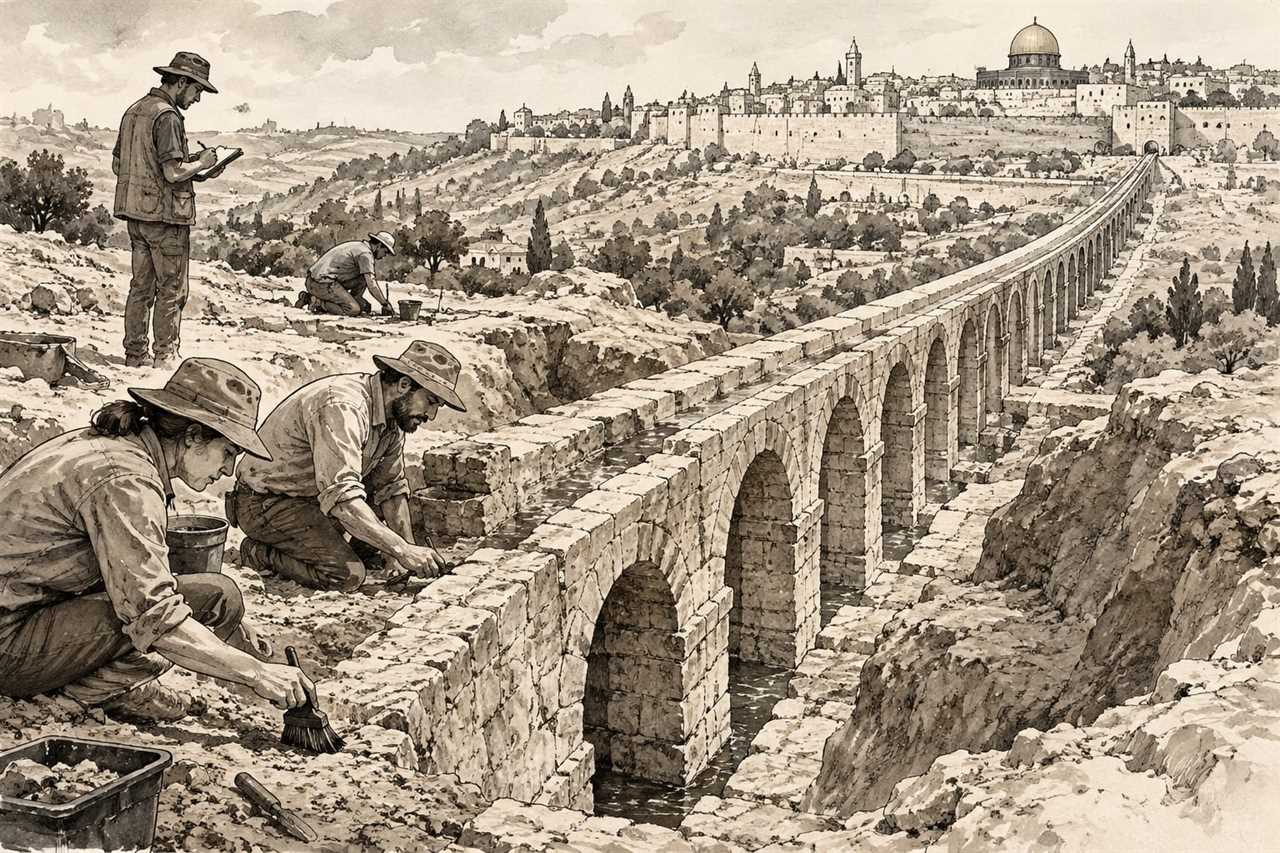 Archaeologists Reveal Huge Stretch of Ancient Aqueduct Into Jerusalem