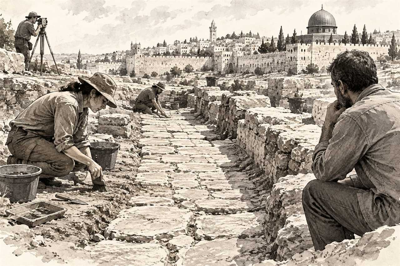 Archaeologists Find a Road in Jerusalem. Whether Jesus Walked It Is Still a Guess