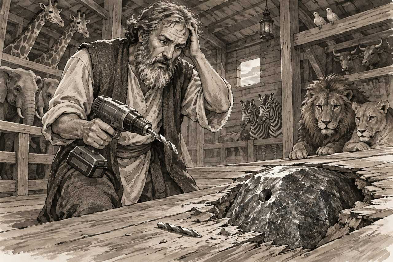 The Drill Broke on Something Hard Inside 'Noah's Ark'. Nobody Knows What Yet