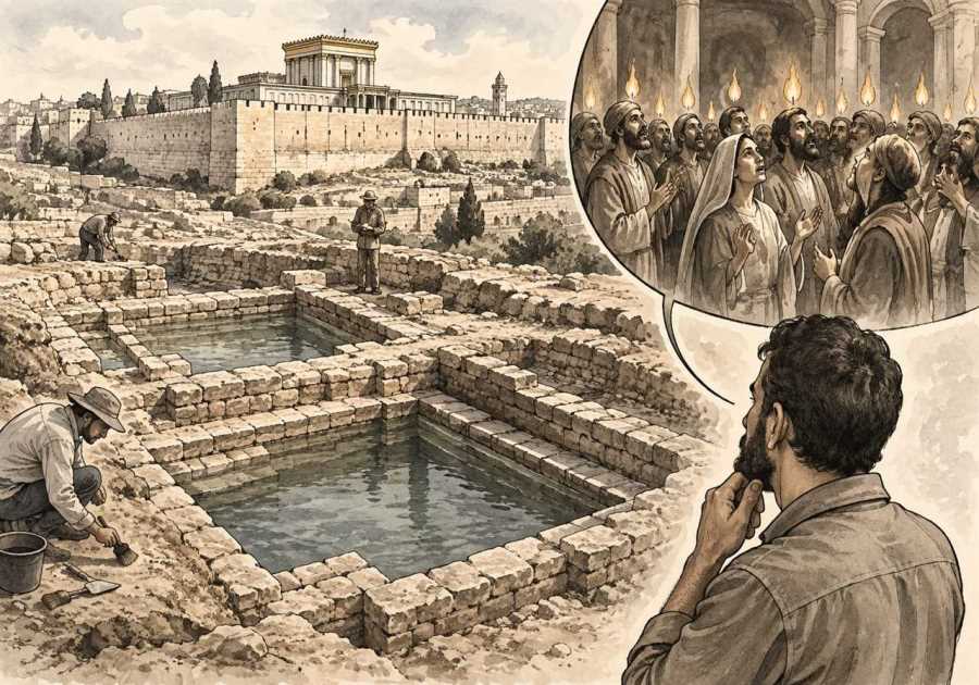 Archaeologists Find Ancient Pools Near Temple Mount, and Someone Connects Them to Acts 2
